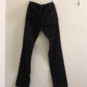 J Brand Black Slim Fit Black Jeans